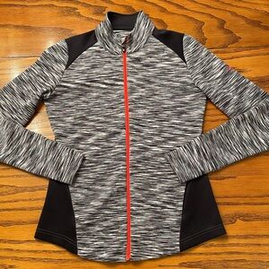 Women's Black and Gray Jacket